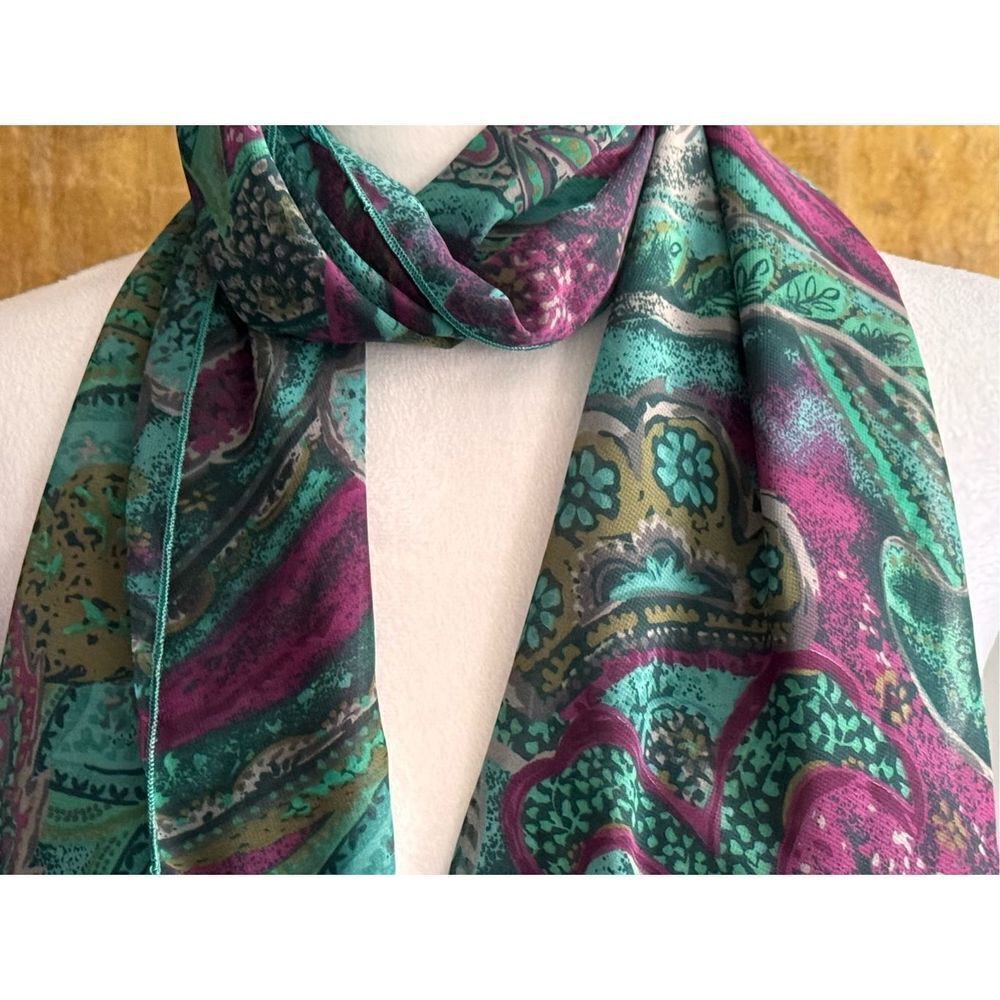 Womens Multi-Color Scarf - Picture 2 of 8